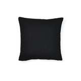 Schumacher Black 16" x 16" Zebra Palm Indoor/Outdoor Pillow