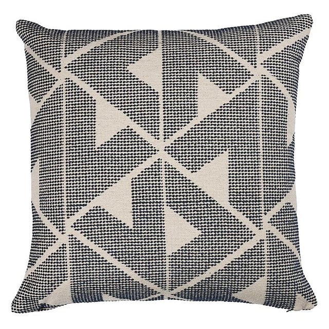 Schumacher Sierra Indigo 22" x 22" Pillow