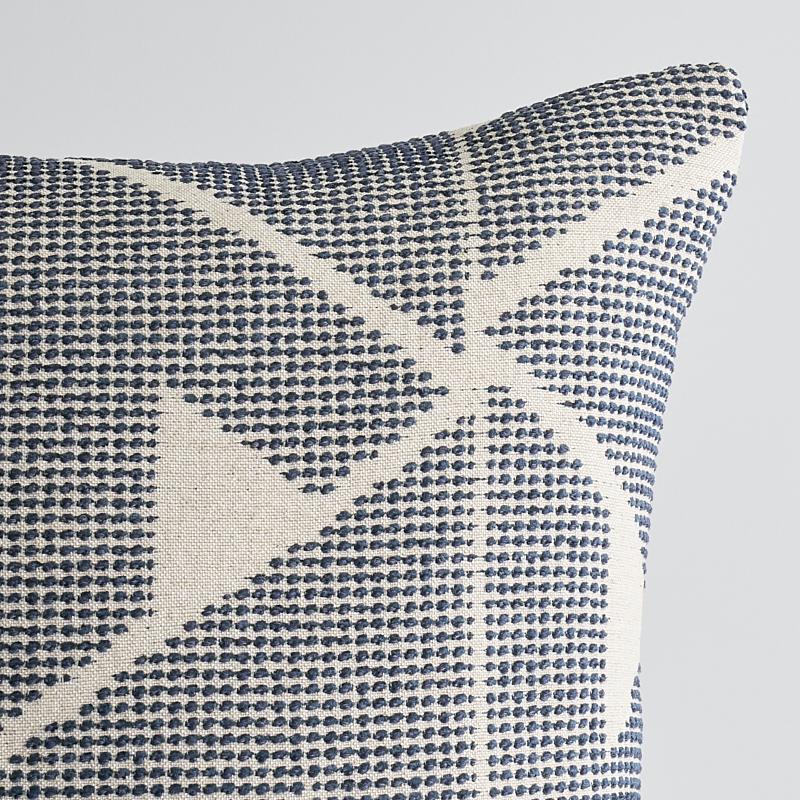 Schumacher Sierra Indigo 22" x 22" Pillow
