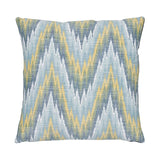 Schumacher Pool 20" x 20" Ibiza Flamestitch Pillow