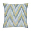 Schumacher Pool 20" x 20" Ibiza Flamestitch Pillow