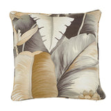 Schumacher Bronze 20" x 20" Botanico Pillow