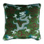 Schumacher Emerald 22" x 22" Bixi Velvet Pillow