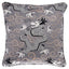 Schumacher Silver 22" x 22" Bixi Velvet Pillow