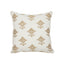 Schumacher Ivory 18" x 18" Rubia Embroidery Pillow