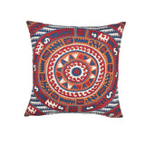 Schumacher Navy Multi 20" x 20" Corfu Pillow