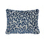 Schumacher Blue 16" x 12" Janis Velvet Pillow
