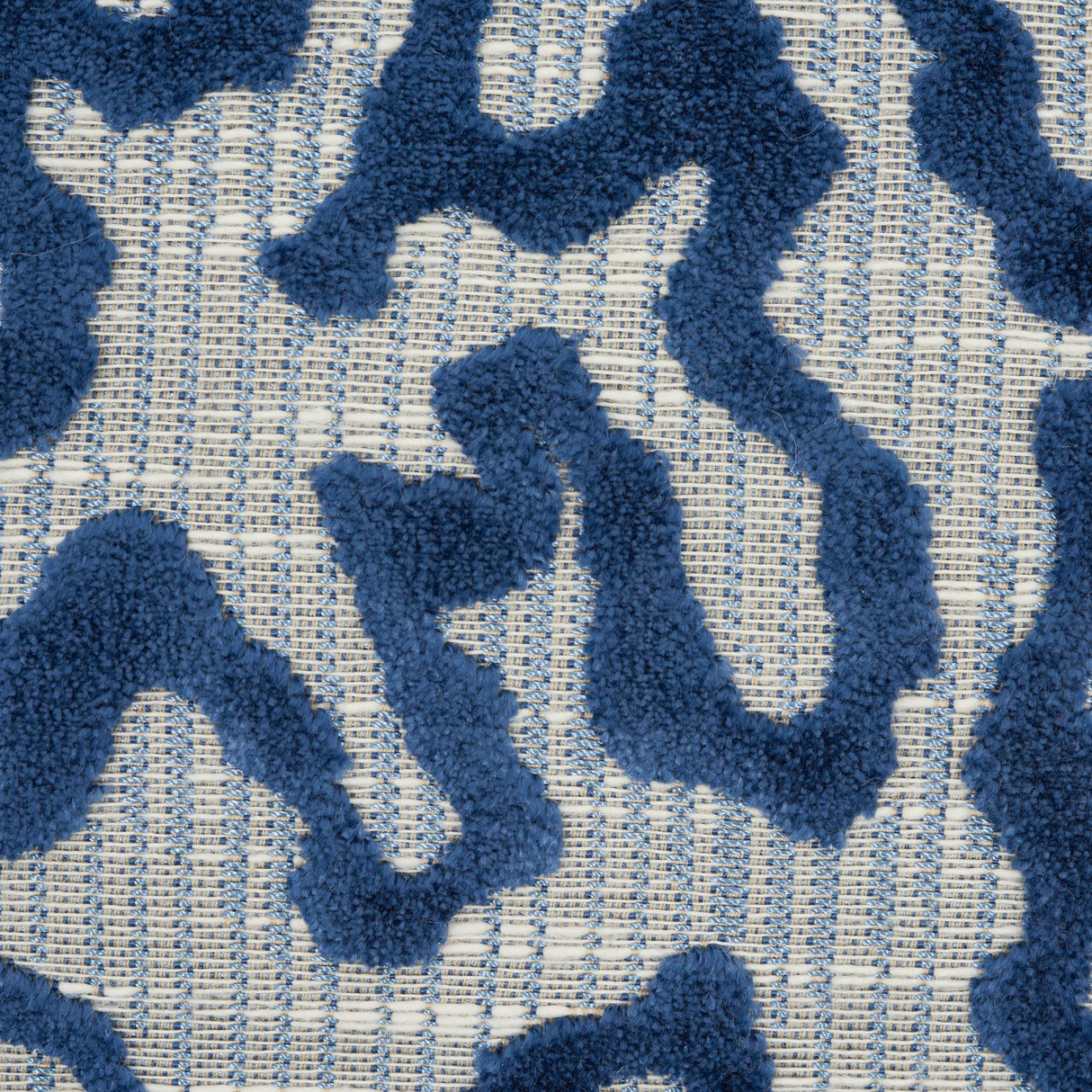 Schumacher Janis Velvet Blue 18" x 12" Pillow