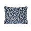 Schumacher Blue 18" x 12" Janis Velvet Pillow