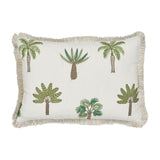 Schumacher Palmetto Beach Green 20" x 14" Pillow