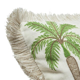Schumacher Palmetto Beach Green 20" x 14" Pillow