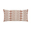Schumacher Rust 24" x 12" Wentworth Embroidery Pillow