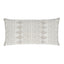 Schumacher Natural 24" x 12" Wentworth Embroidery Pillow