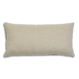 Schumacher Carbon 24" x 12" Wentworth Embroidery Pillow