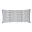 Schumacher Chambray 24" x 12" Wentworth Embroidery Pillow