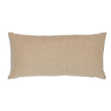 Schumacher Chambray 24" x 12" Wentworth Embroidery Pillow