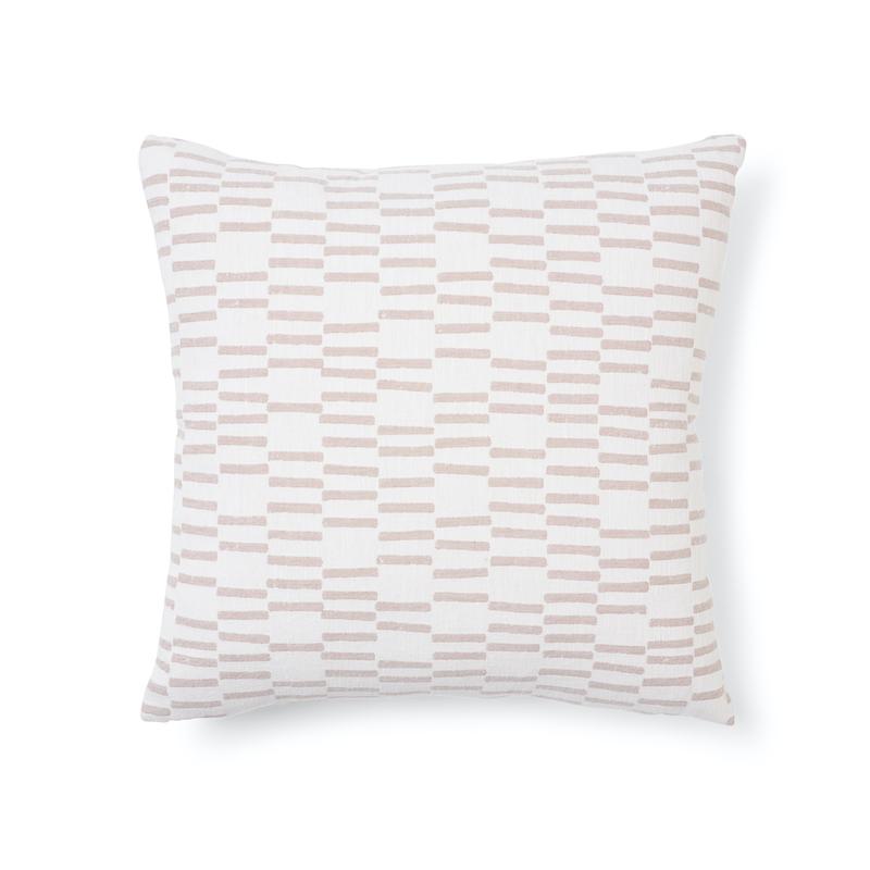 Schumacher Clay 18" x 18" Cedar Tree Neck Pillow