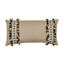 Schumacher Flax 24" x 12" Maracana Pom Pillow