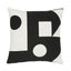 Schumacher Black 20" x 20" Binary Embroidery Pillow