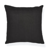 Schumacher Black 20" x 20" Binary Embroidery Pillow
