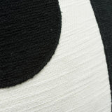 Schumacher Black 20" x 20" Binary Embroidery Pillow