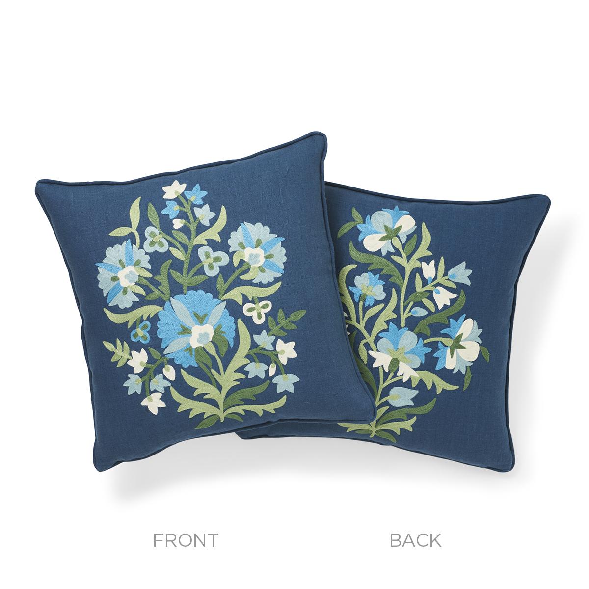 Schumacher Aegean 18" x 18" Antalya Medallian Pillow Pair