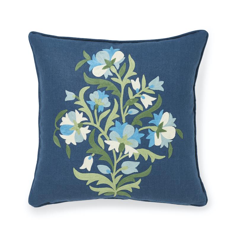 Schumacher Aegean 18" x 18" Antalya Medallian Pillow Pair