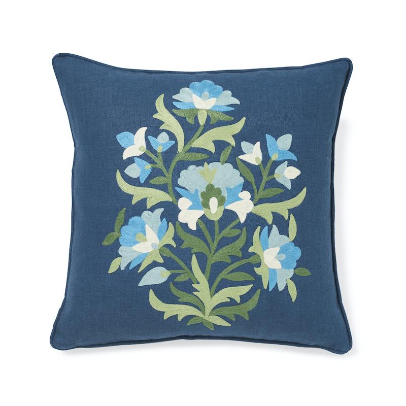 Schumacher Aegean 18" x 18" Antalya Medallian Pillow Pair