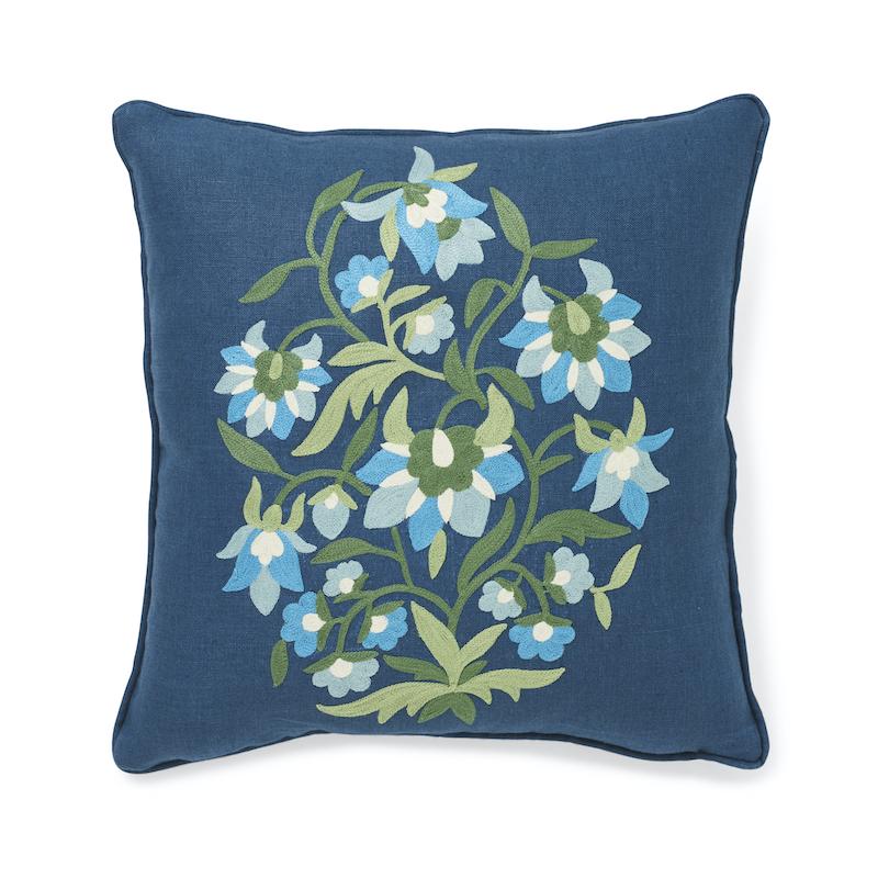 Schumacher Aegean 18" x 18" Antalya Medallian Pillow Pair