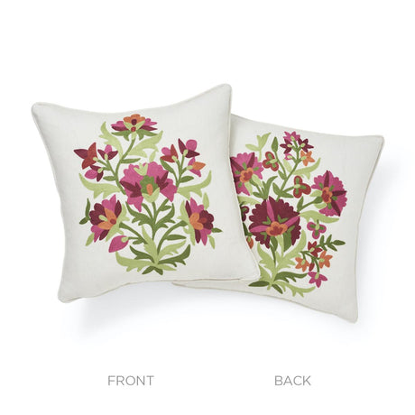 Schumacher Garnet 18" x 18" Antalya Medallian Pillow Pair