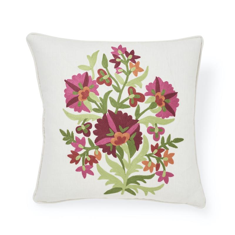 Schumacher Garnet 18" x 18" Antalya Medallian Pillow Pair