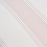 Schumacher Pink & White 18" x 18" Rafe Stripe Pillow