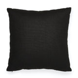 Schumacher Hendrix Embroidery Black 18" x 18" Pillow
