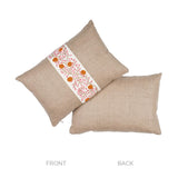 Schumacher Orange & Pink 16" x 11" Ashoka Pillow