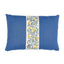 Schumacher Citron & Blue 16" x 11" Ashoka Pillow