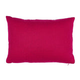 Schumacher Magenta & Leaf 16" x 11" Ashoka Pillow