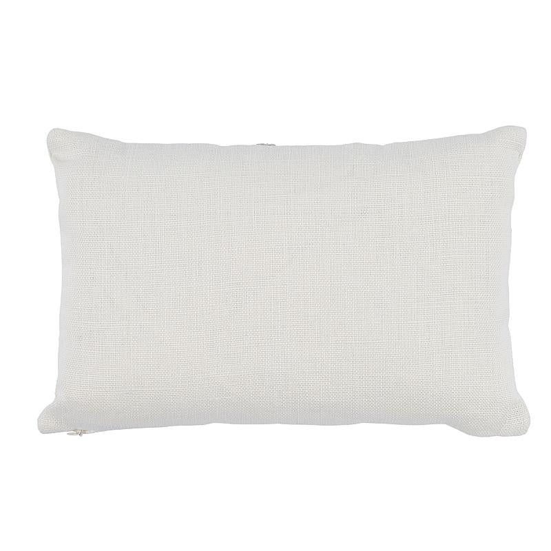 Schumacher Ivory & Blue 16" x 11" Ashoka Pillow