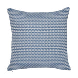 Schumacher Hickox Indoor/Outdoor Blue 16" x 16" Pillow