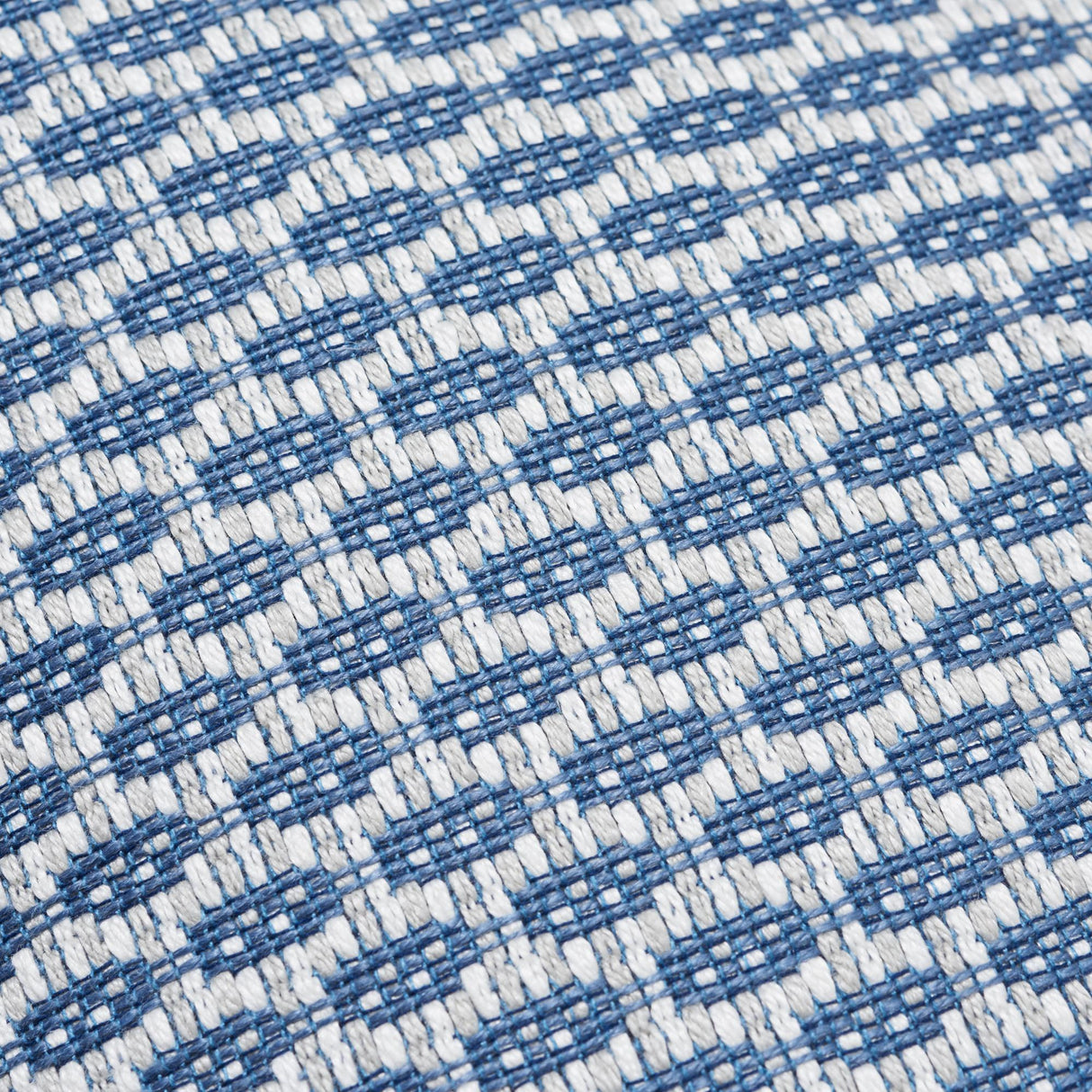 Schumacher Hickox Indoor/Outdoor Blue 16" x 16" Pillow