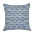 Schumacher Hickox Indoor/Outdoor Blue 18" x 18" Pillow