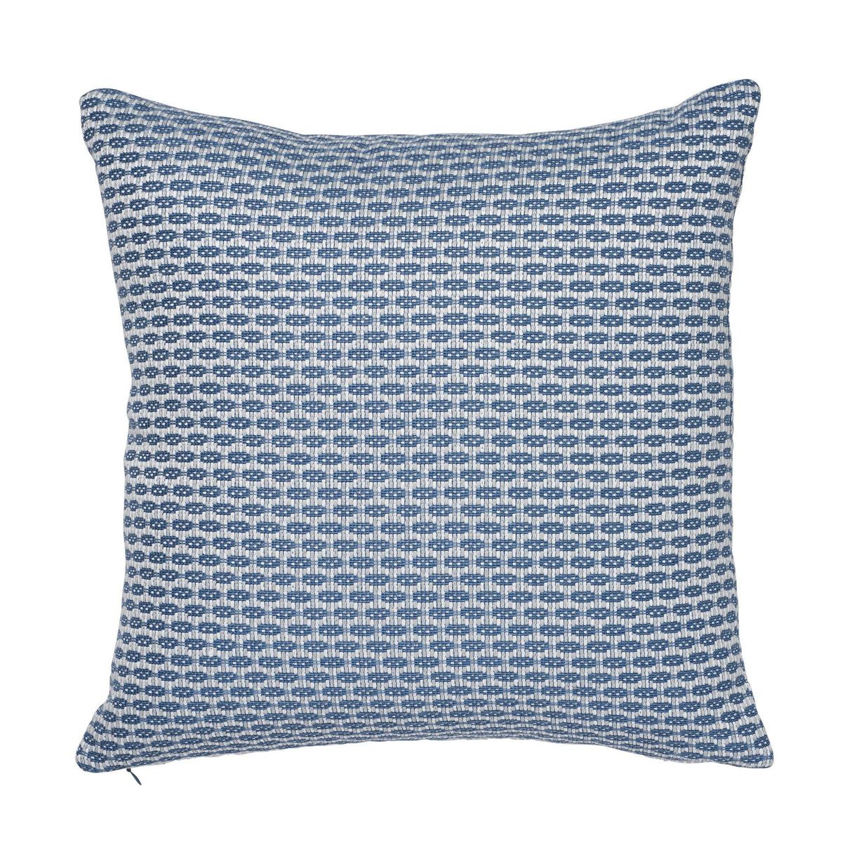 Schumacher Hickox Indoor/Outdoor Blue 22" x 22" Pillow