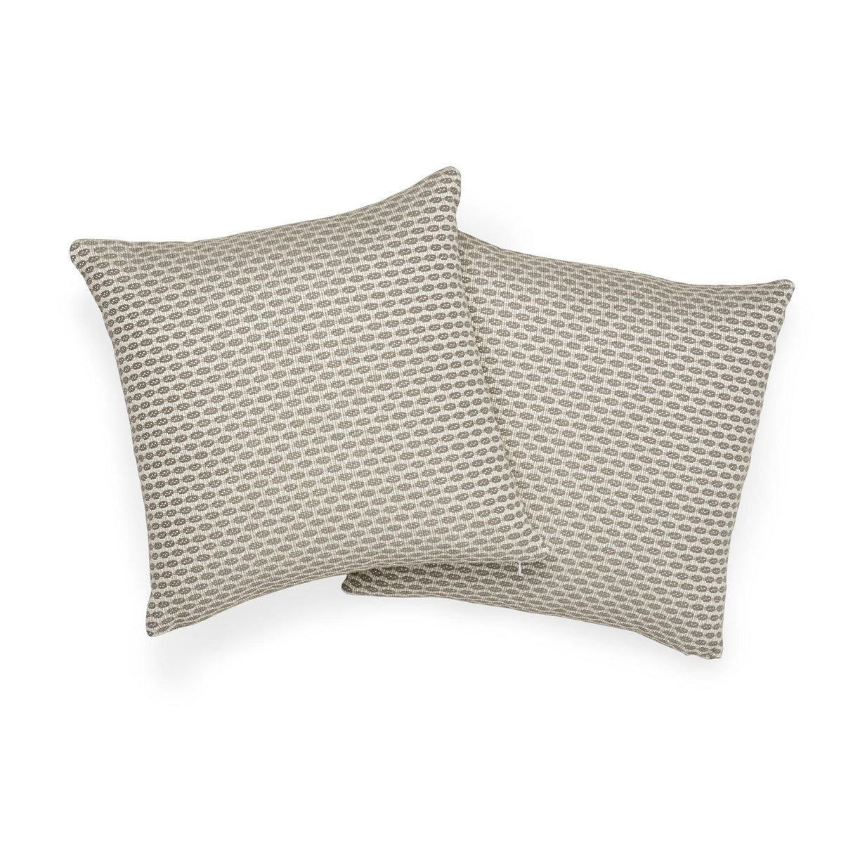 Schumacher Hickox Indoor/Outdoor Natural 22" x 22" Pillow