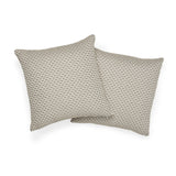 Schumacher Hickox Indoor/Outdoor Natural 22" x 22" Pillow