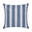 Schumacher Blue & White 20" x 20" Colada Stripe Pillow