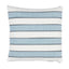 Schumacher Sky 16" x 16" Isolde Stripe Pillow