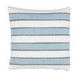 Schumacher Sky 20" x 20" Isolde Stripe Pillow