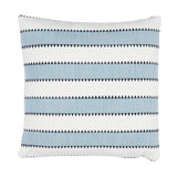 Schumacher Sky 20" x 20" Isolde Stripe Pillow