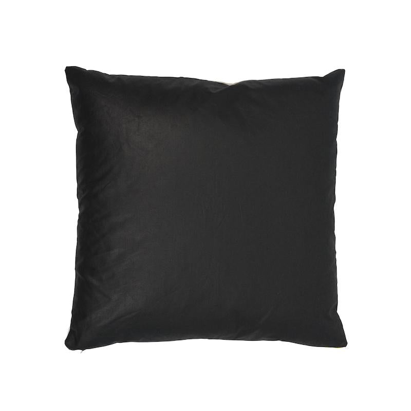 Schumacher Yellow With Neutrals 18" x 18" Cecil Cotton Chintz Pillow