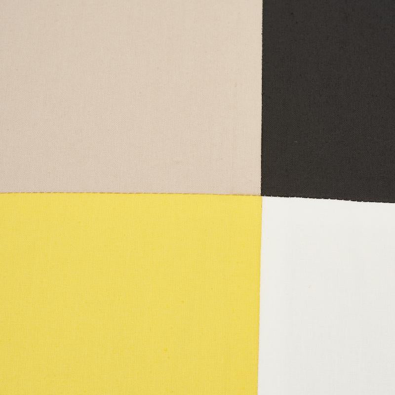 Schumacher Yellow With Neutrals 18" x 18" Cecil Cotton Chintz Pillow