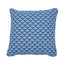 Schumacher Blue 16" x 16" Wilhelm Pillow